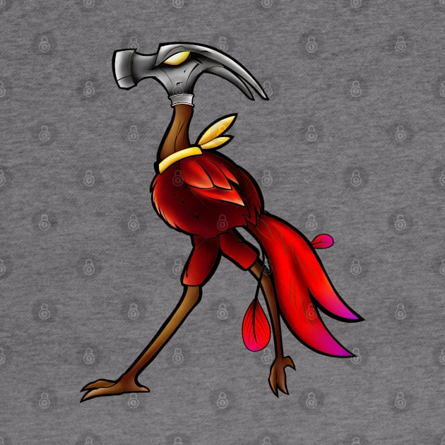 Secretary hammer bird by Icydragon98